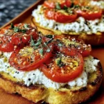Ricotta Tomato Sourdough Toast