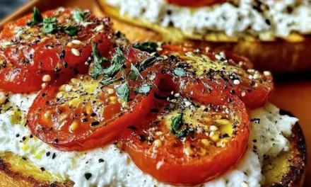 Ricotta Tomato Sourdough Toast: A Heavenly 5-Minute Delight