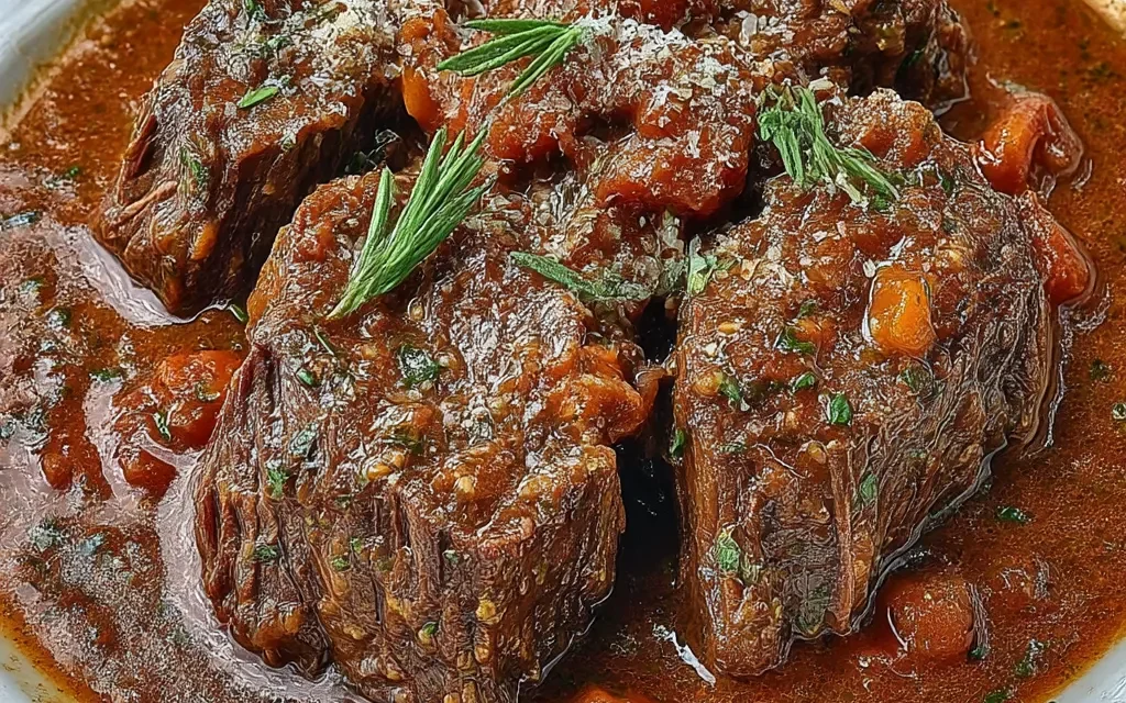 Slow-Cooked Italian Pot Roast (Stracotto) – A Magical 6-Hour Culinary Journey