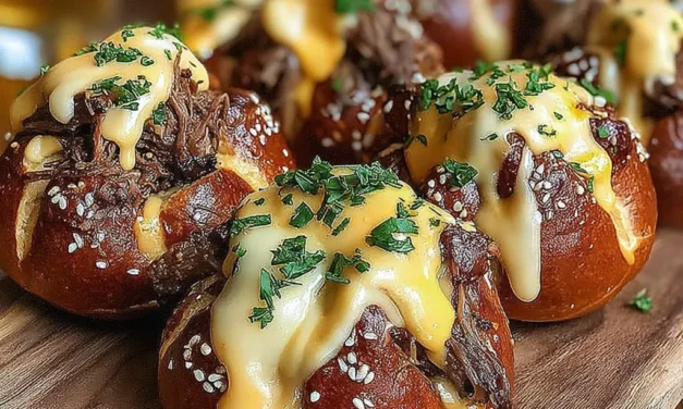 Smoked Brisket & Beer Cheese Pretzel Bombs – A Delightful Flavor Explosion