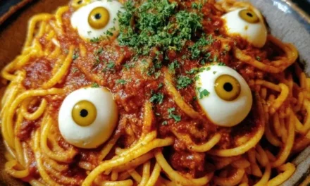 Spaghetti with Mozzarella Eyeballs: A Comforting and Fun Family Dish