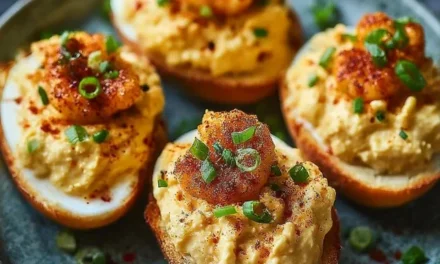 Spicy Bayou Deviled Eggs – A Cajun-Inspired Appetizer