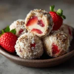 Strawberry Cheesecake Protein Balls