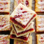 Strawberry Pop Tart Cookie Bars