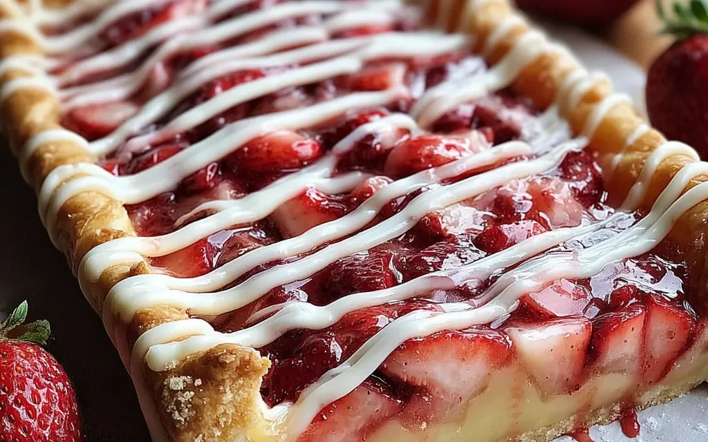 Strawberry Pop Tart Slab Pie – A Delightful Handheld Treat