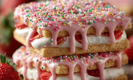 Strawberry Pop Tart Sugar Cookies: A Delightful Family-Style Treat