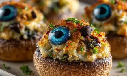 Stuffed Mushroom Eyeballs: A Spooky-Delicious Appetizer