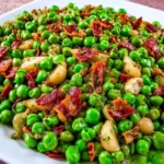 Thanksgiving Peas with Pear and Pancetta