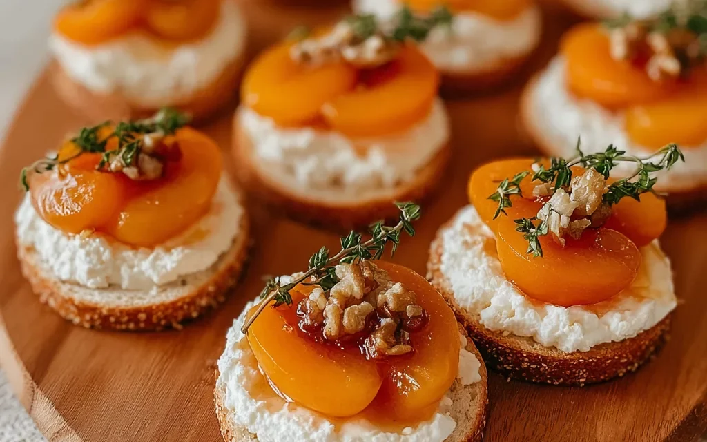 Apricot and Goat Cheese Appetizers: A Divine Bite-Sized Delight