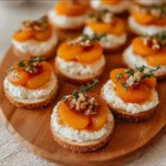 Apricot and Goat Cheese Appetizers