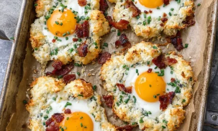 Bacon Parmesan & Chive Egg Clouds: A Delightful Breakfast Delight