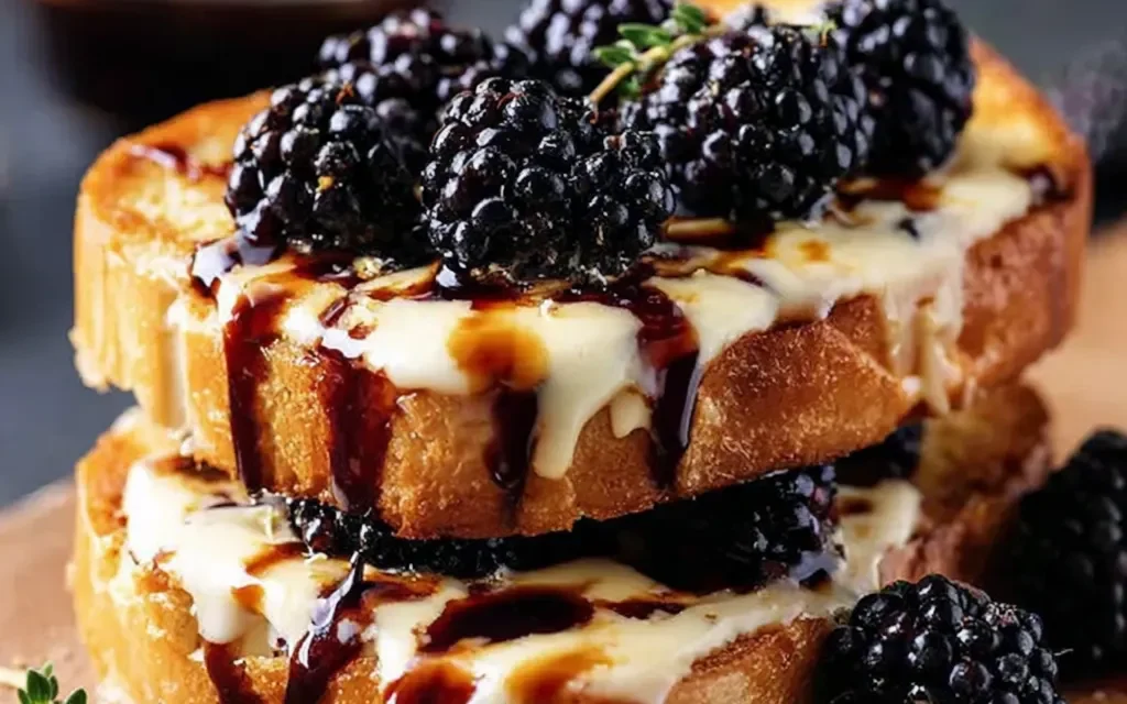 Balsamic Blackberry Bliss Grilled Cheese – A Delightful Gourmet Treat