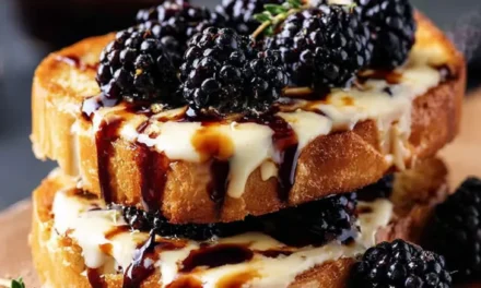 Balsamic Blackberry Bliss Grilled Cheese – A Delightful Gourmet Treat