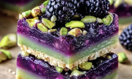 Blackberry Pistachio Dessert Bars: A Homemade Restaurant-Quality Treat