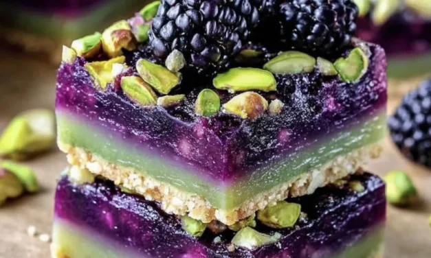 Blackberry Pistachio Dessert Bars: A Homemade Restaurant-Quality Treat