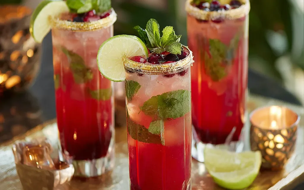 Blood Orange Ginger Cranberry Mojito’s – An Unforgettable Refresher