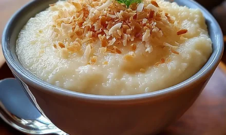 Brazilian Coconut Pudding (Manjar Branco): A Delightful Homemade Treat