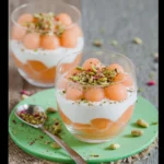 Cantaloupe in Coconut Rose Cream
