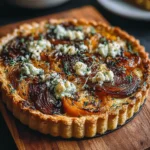 Caramelized Onion Butternut Squash Tart