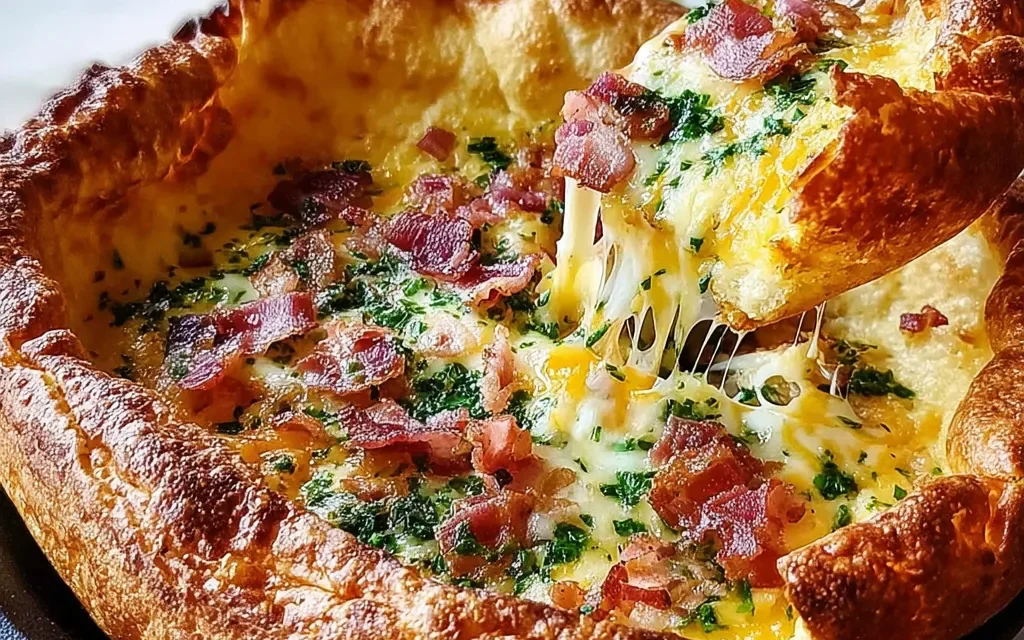 Cheddar Bacon Dutch Baby: A Speedy, Savory Brunch Delight