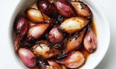 Cider-and-Bourbon-Glazed Shallots: A Delightful Appetizer