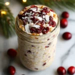 Coconut Cranberry Overnight Oats