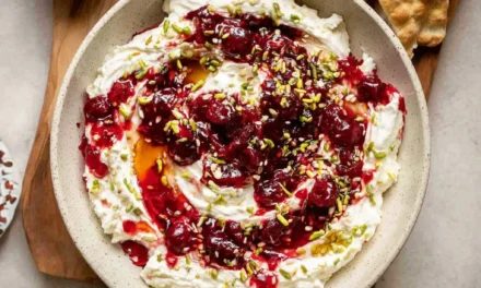 Cranberry Whipped Feta Dip: A Delicious Finger Food Delight