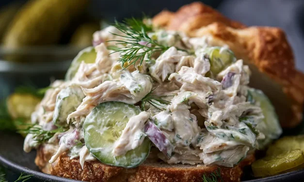 Crunchy Dill Pickle Chicken Salad – A Delightful Classic