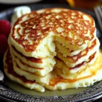 Fluffy Cottage Cheese Pancakes