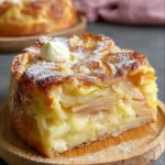 French Apple Invisible Cake