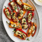 Goat Cheese Stuffed Mini Peppers