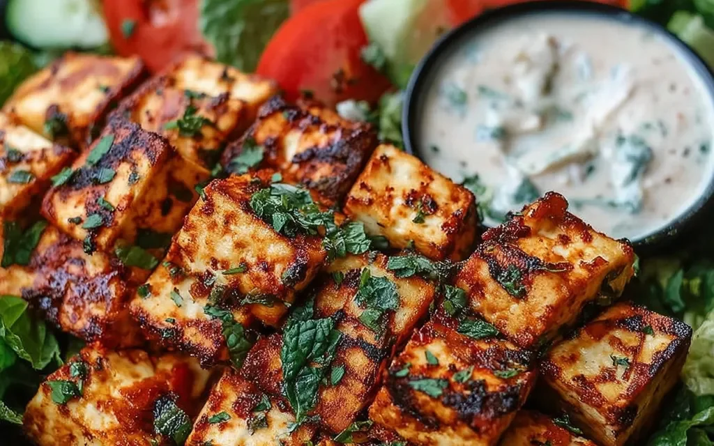 Greek-Style Tofu Souvlaki: A Speedy and Flavorful Vegetarian Twist