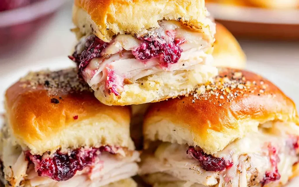 Havarti Cranberry Turkey Sliders: A Delightful Handheld Feast