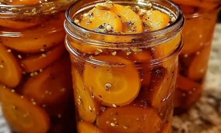 Delightful Hot Honey Pickled Carrots