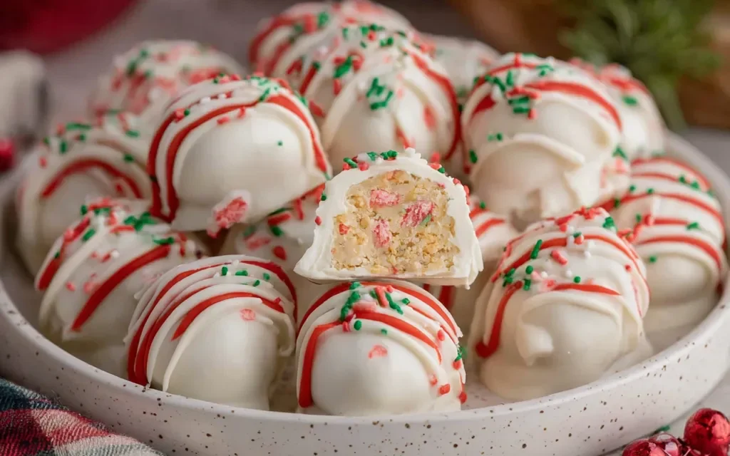 Irresistible Little Debbie Christmas Tree Cake Truffles