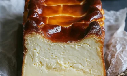 Loaf Pan Basque Cheesecake: A Heavenly 5-Ingredient Delight