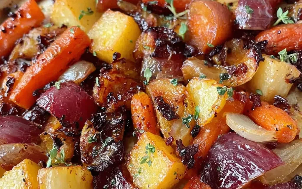 Maple Dijon Roasted Apples & Carrots – A Delightful 30-Minute Side Dish