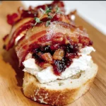 Million Dollar Bacon Goat Cheese Appetizer Log