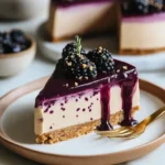 Mulberry & Earl Grey Cheesecake