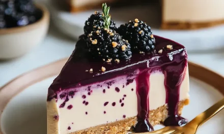 Mulberry & Earl Grey Cheesecake – A Tantalizing Twist on a Classic