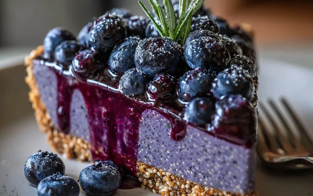 No-Bake Blueberry Chia Seed Pie: A Quick and Delicious Treat