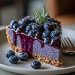 No-Bake Blueberry Chia Seed Pie