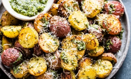Parmesan Pesto Roasted Potatoes: A Magical 30-Minute Side Dish