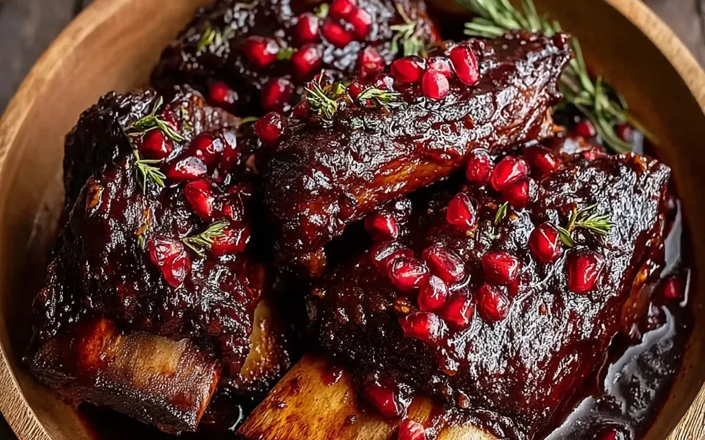 Pomegranate Braised Short Ribs – A Mouthwatering Comfort Classic