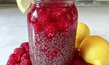 Raspberry Lemon Chia Seed Water – A Refreshing, Delightful Delight