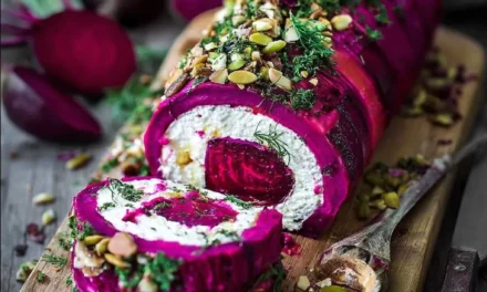 Roasted Beet & Goat Cheese Log: A Quick, Flavorful Appetizer