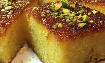 Saffron Pistachio Basbousa: A Divinely Delicious Dessert