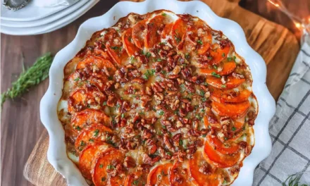 Scalloped Sweet Potatoes, Sweet Potatoes Au Gratin – Perfectly Creamy and Comforting