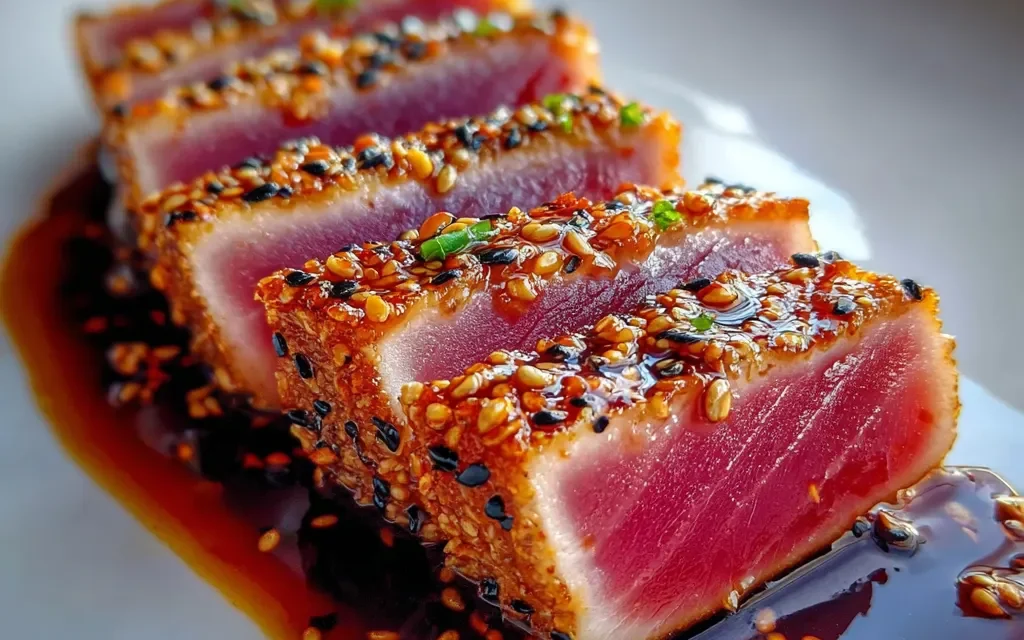 Seared Ahi Tuna With Asian Glaze: A Quick and Flavorful Delight