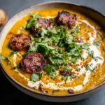 Spicy Chorizo Pumpkin Soup